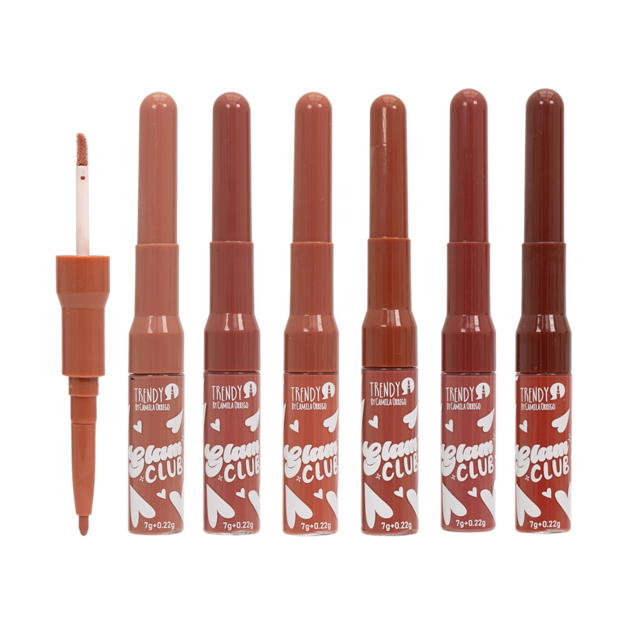 Labial Y Delineador Glam Club